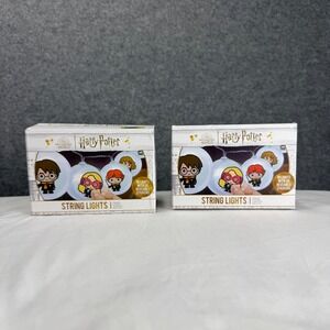 Harry Potter‎ Wizarding World String Lights 10ct with 20 Reusable Stickers New